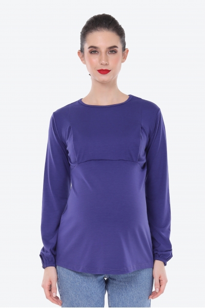 Vella Blouse In Royal Blue